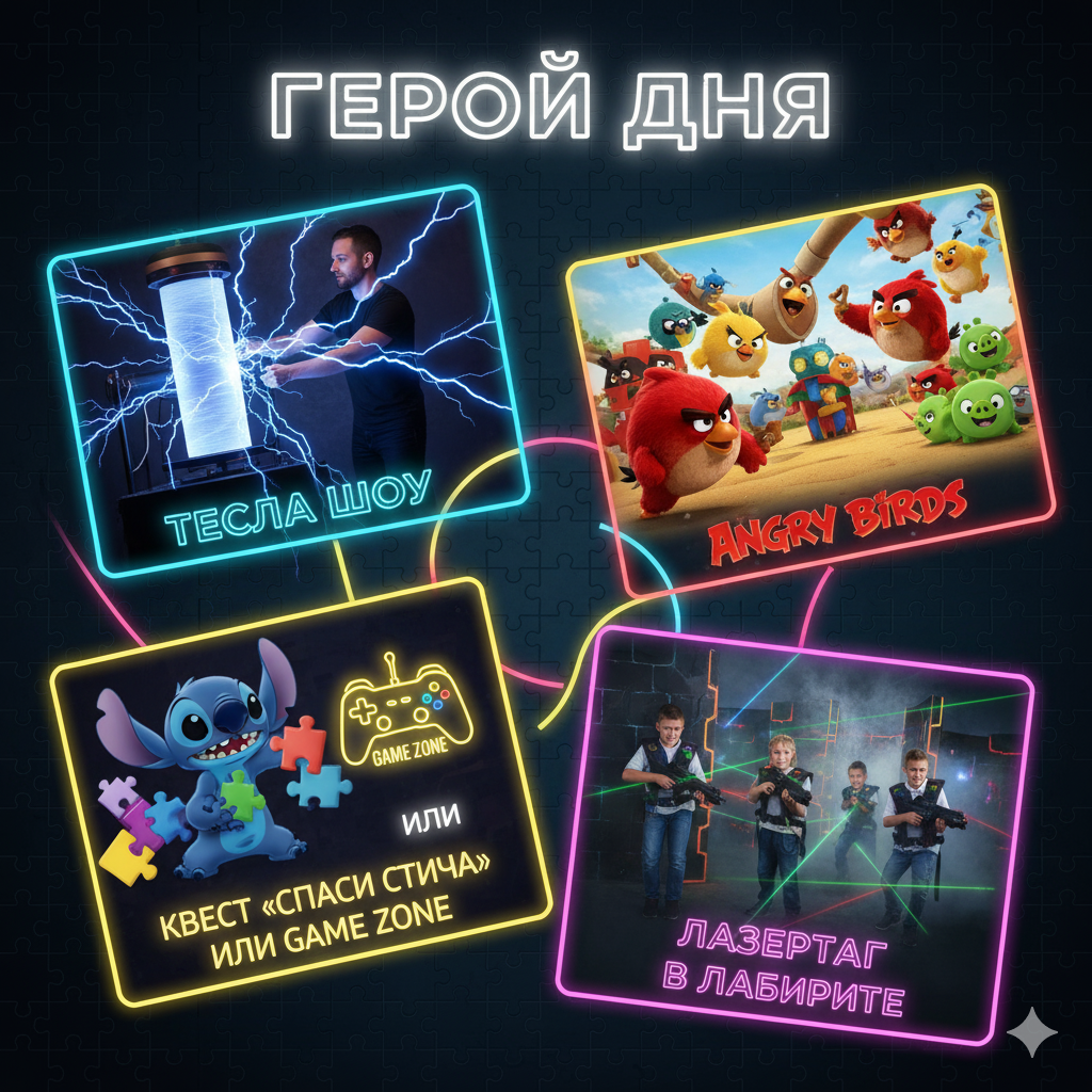 Пакет Герой Дня с Тесла-шоу и квестом