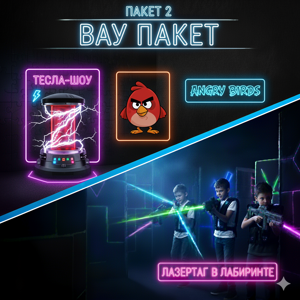 Пакет Вау с Тесла-шоу